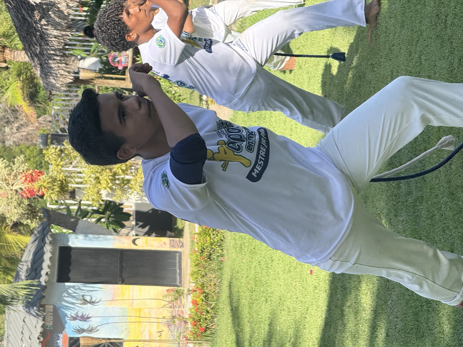 Capoeirista en jogo